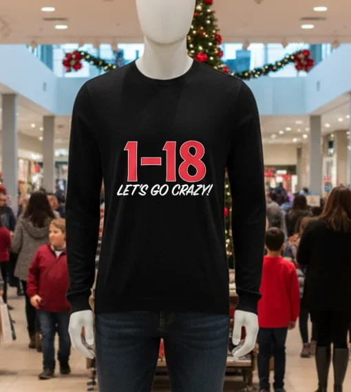 1 18 Let’s Go Crazy   Black T Shirt