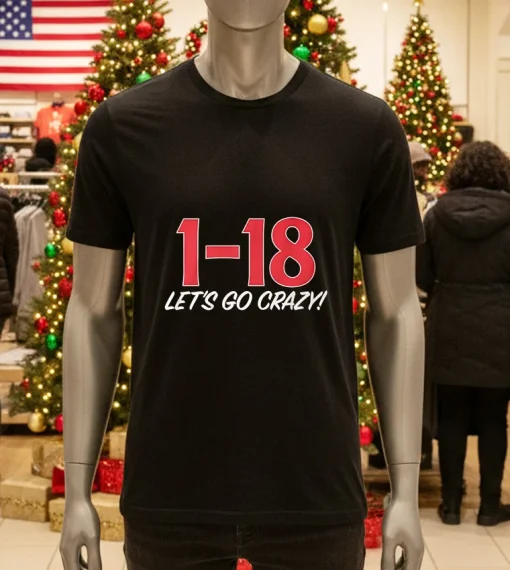 1 18 Let’s Go Crazy   Black T Shirt