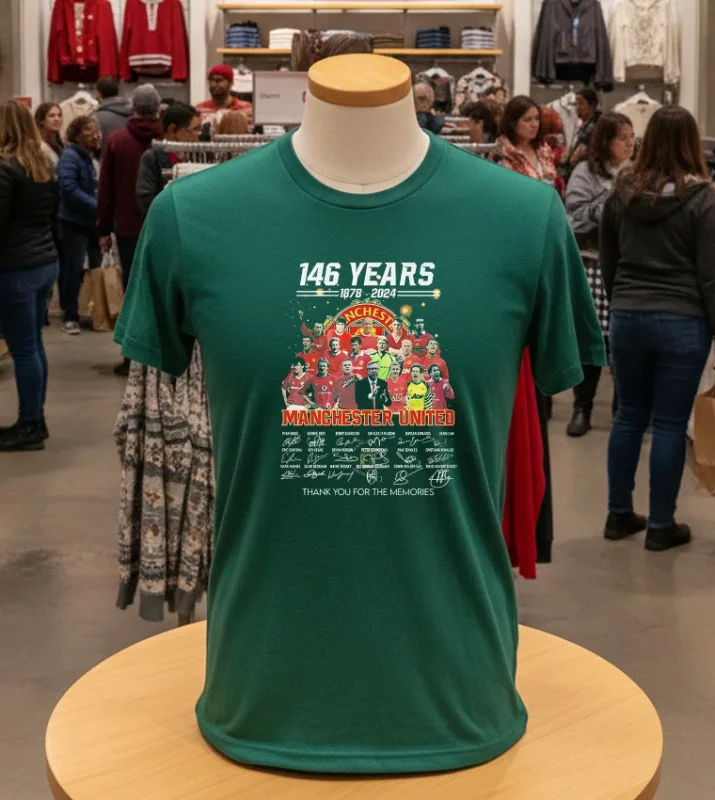 Manchester United T-shirt: 1878-2024, Thank You For The Memories.