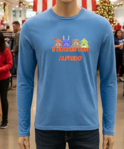 5 Noches Con Alfredo   Blue T Shirt