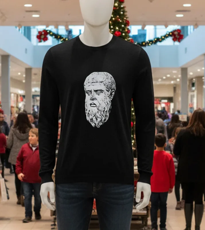 Acient Italy Roman Statue Abstract Teacher 133 Black T Shirt