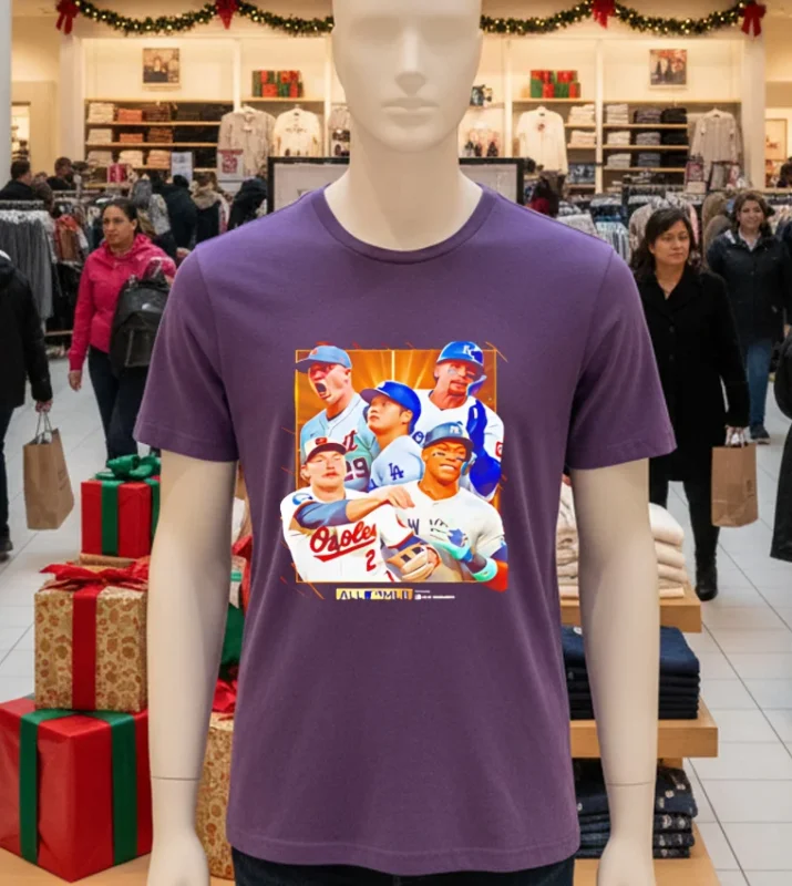 All Mlb 2024 Baseball Teams Poster Purple T Shirt