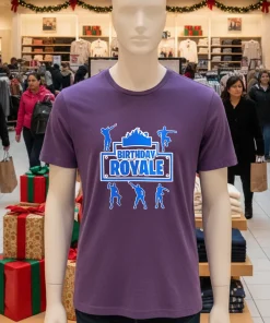 Birthday Royale   Purple T Shirt