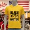 Black Dog Matter Yellow T Shirt