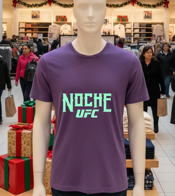 Black Noche Ufc Oscuro Purple T Shirt