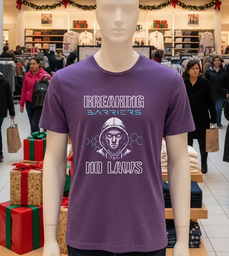 Braking Barriers Ethical Hacking Cybersecurity - purple-t-shirt Braking Barriers Ethical Hacking Cybersecurity Purple T Shirt