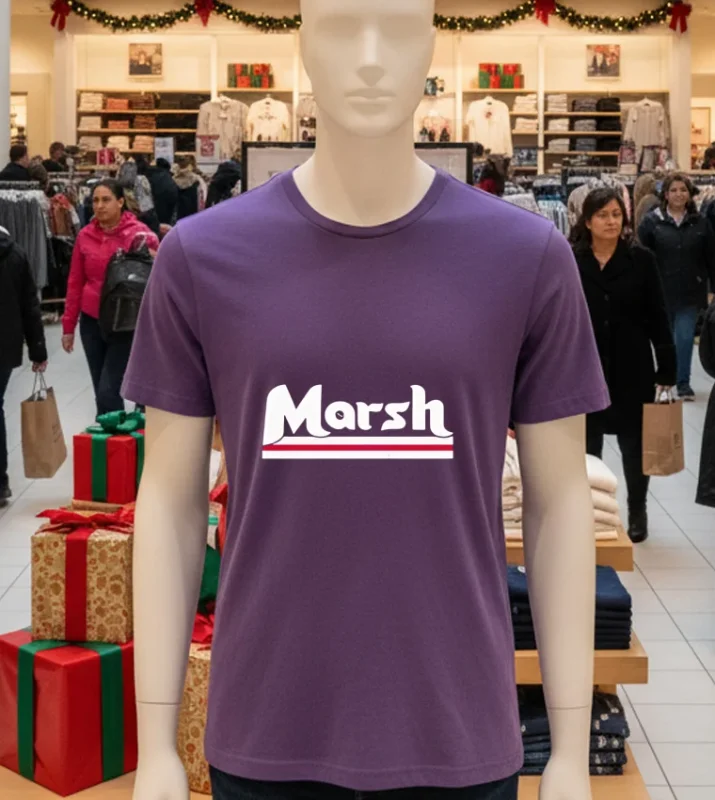 Brandon Marsh Philadelphia Phillies Name Text   Purple T Shirt