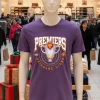 Brisbane Lions League 2024 Toyota Afl Premiers 2024   Purple T Shirt