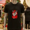 Brodeur Devils Skull Goalie Hockey Goalie Fashion   Black T Shirt