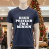 Bruh Pretend I M A Minion Matching Costume Halloween Navy T Shirt