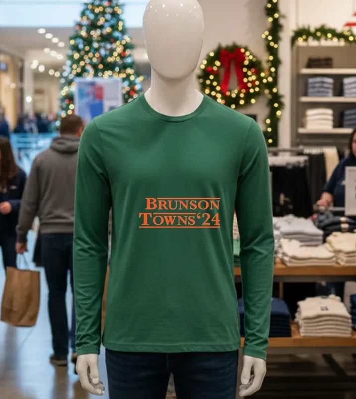 Brunson Towns 24 Green T Shirt