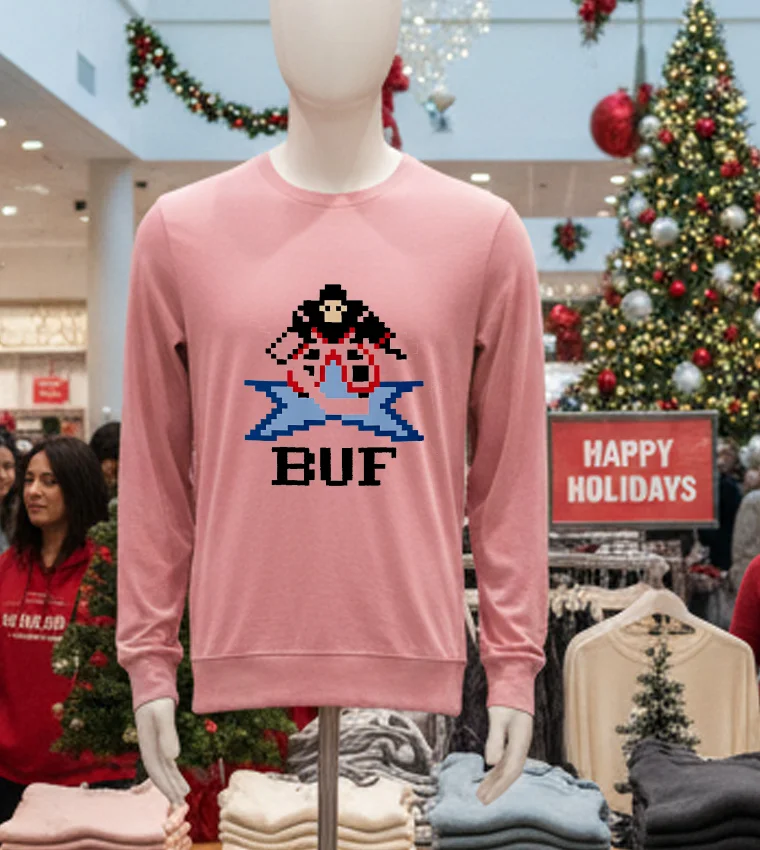 Buffalo 94 Mario Game - pink-t-shirt Buffalo 94 Mario Game Pink T Shirt