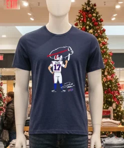 Buffalo Bills Billustration Allen 17 cartoon shirt