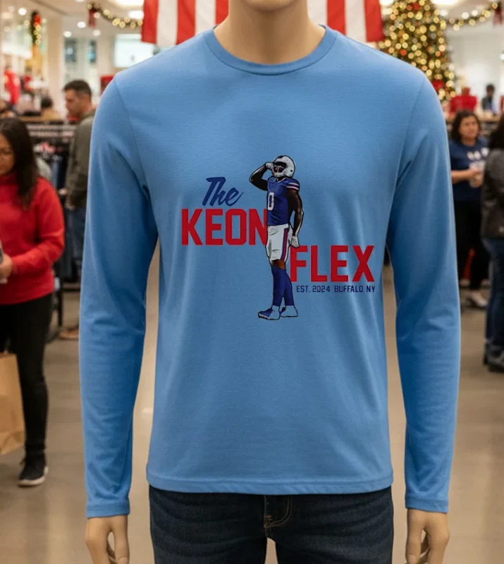 Buffalo Bills The Keon Flex Est 2024   Blue T Shirt