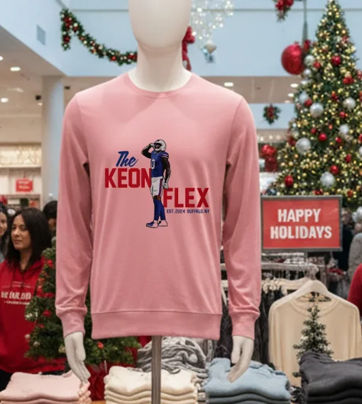 Buffalo Bills The Keon Flex Est 2024   Pink T Shirt