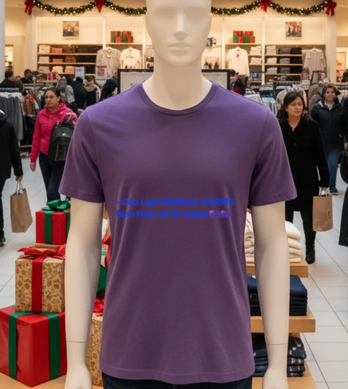 California Can I Get Kamala Harris Fans From All 50 States Purple T Shirt