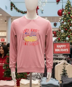 Camiseta Live Fast Eat Miojo Belle Belinha shirt