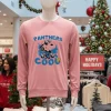 Carolina Panthers Nfl Team Snoopy Joe Cool   Pink T Shirt