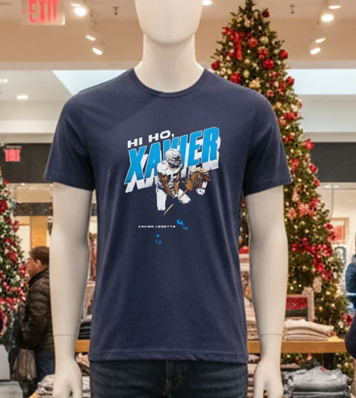 Carolina Panthers Xavier Legette Hi Ho   Navy T Shirt
