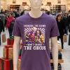 Changing The Clown Won T Change The Circus Biden Harris Purple T Shirt