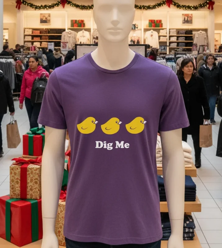 Chicks Dig Me Purple T Shirt