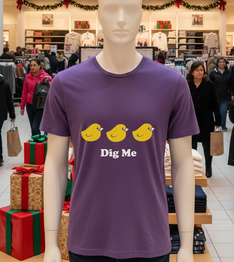 Chicks Dig Me - purple-t-shirt Chicks Dig Me Purple T Shirt