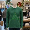Christian Christmas S Bible Names Of Jesus Tree Shaped   Green T Shirt