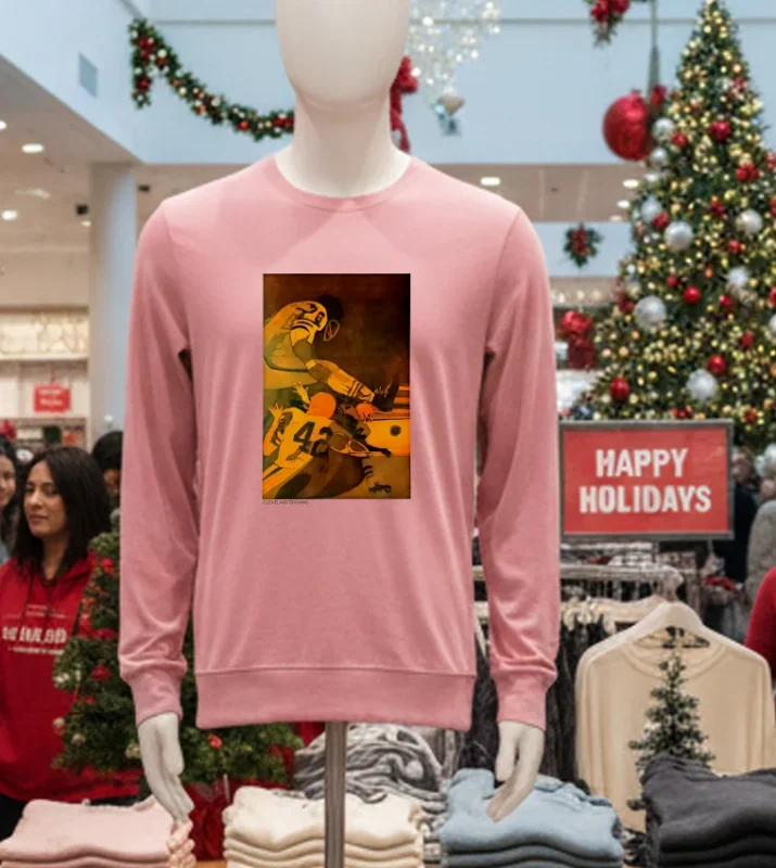 Cleveland Browns Nfl Collectors Series Vintage Team Theme Art Poster   Pink T Shirt