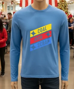 Coal Iron Scrap Champion   Blue T Shirt