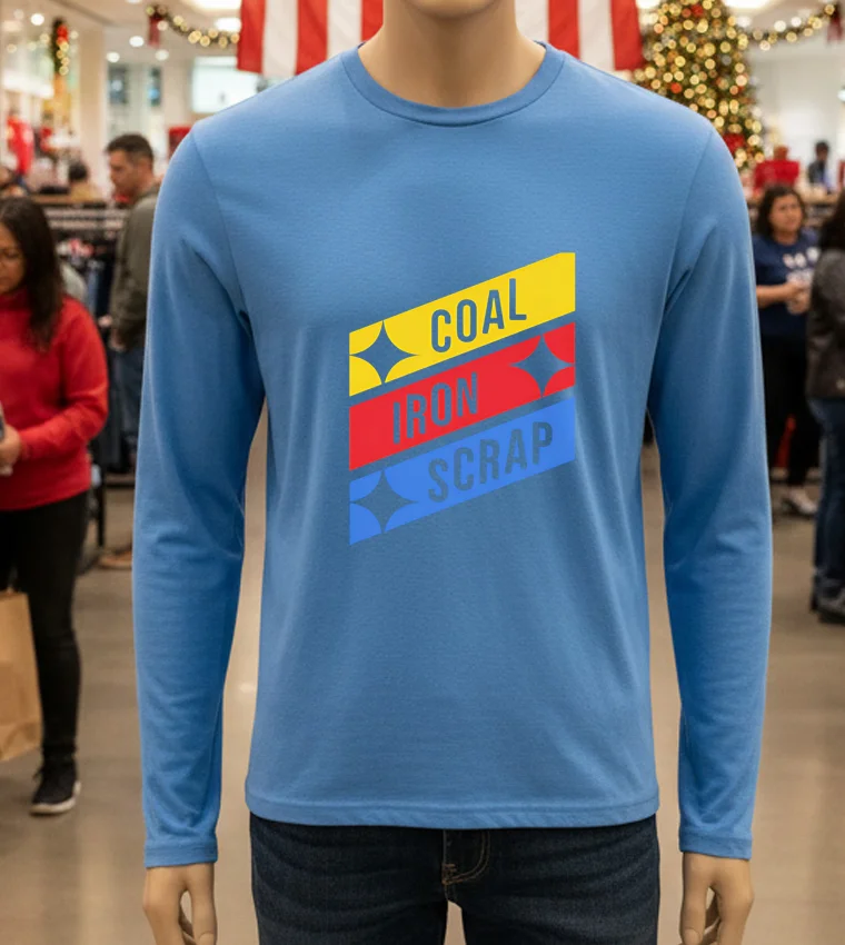 Coal Iron Scrap Champion - blue-t-shirt Coal Iron Scrap Champion Blue T Shirt