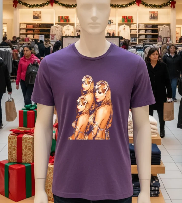 Como Fazer Foto The Life Of Showgirl   Purple T Shirt