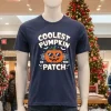 Coolest Pumpkin Patch   Navy T Shirt