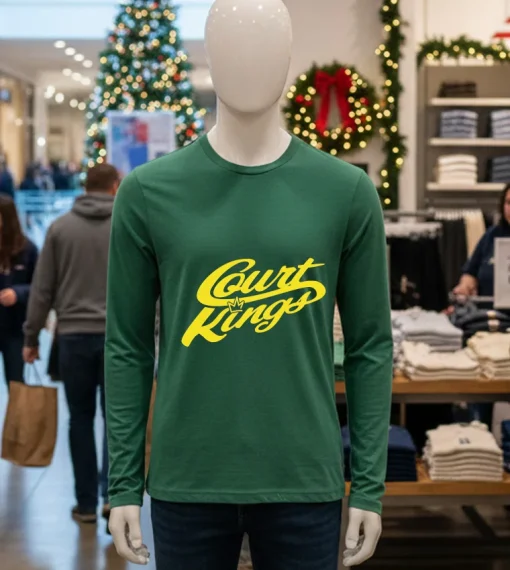 Court Kings Design   Green T Shirt