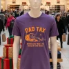 Dad Tax Halloween Trick Or Treat Candy Pumpkin Joke Purple T Shirt