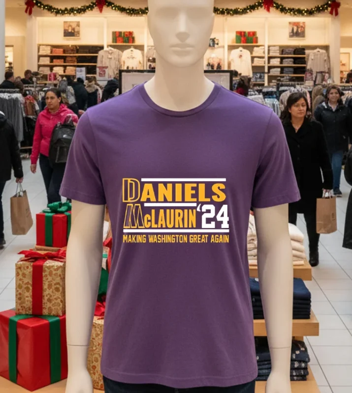 Daniels Mclaurin 24 Making Washington Great Again   Purple T Shirt