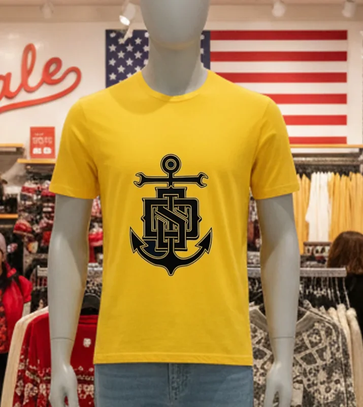 Dark Seas Keeler Boys Yellow T Shirt