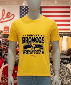 Denver broncos country logo shirt
