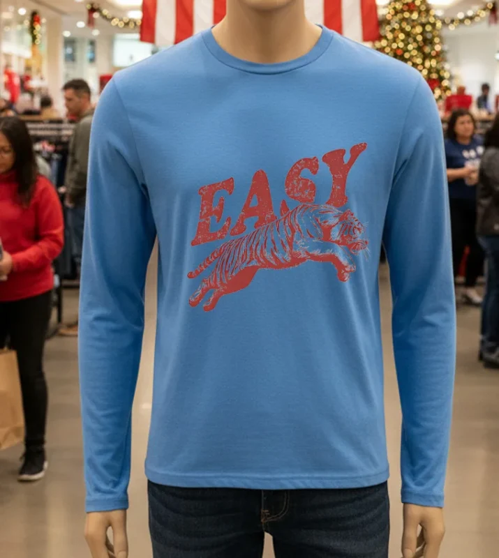 Detroit Easy Tiger Blue T Shirt