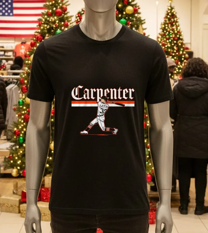 Detroit Tigers Kerry Carpenter Slugger Swing Black T Shirt