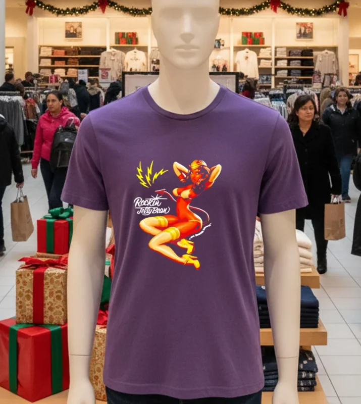 Devil Girl Of Avengers Purple T Shirt