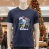 Dinado! Dinosaur Tornado   Navy T Shirt