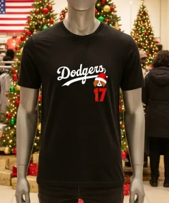 Dodgers and Ohtani 17 merry christmas shirt