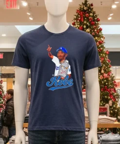 Dodgers Were Going To Win Championship #8 In 24 Kobe Cartoon   Navy T Shirt