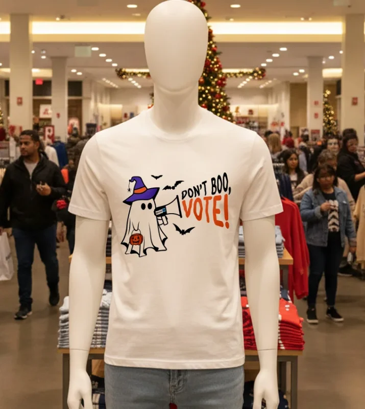 Don T Boo Vote Halloween White T Shirt