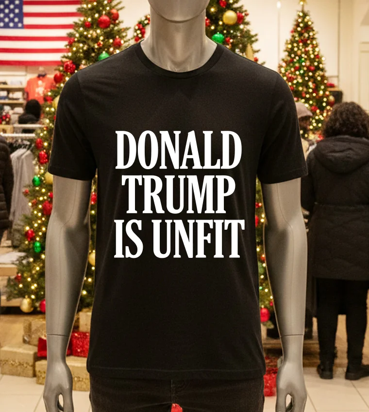 Donald Trump Is Unfit - black-t-shirt Donald Trump Is Unfit Black T Shirt