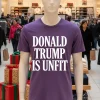 Donald Trump Is Unfit Purple T Shirt