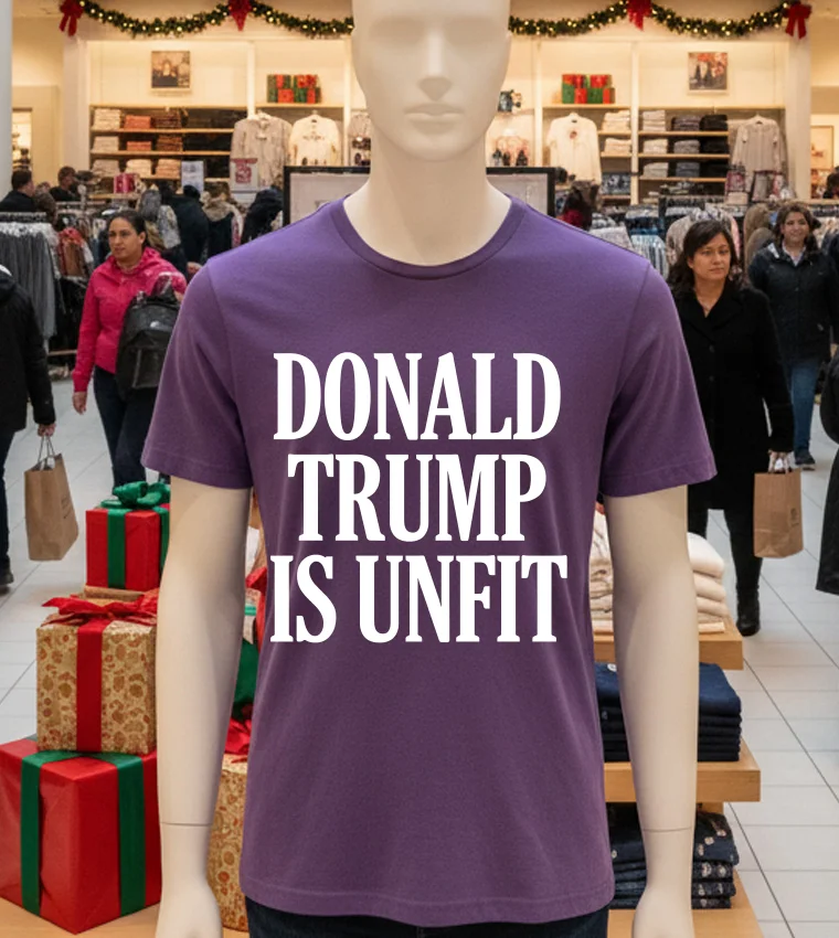 Donald Trump Is Unfit - purple-t-shirt Donald Trump Is Unfit Purple T Shirt