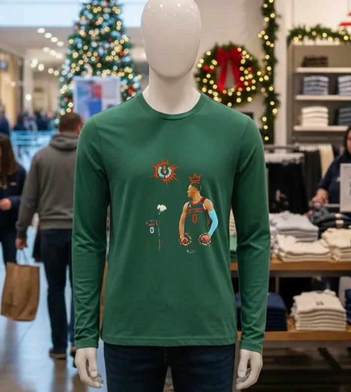 Donte Divincenzo New York Knicks The King Bang Bang Green T Shirt