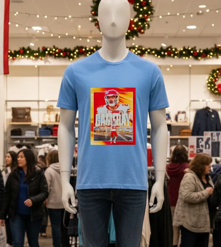 Drue Tranquill Kansas City Chiefs Gameday   Blue T Shirt