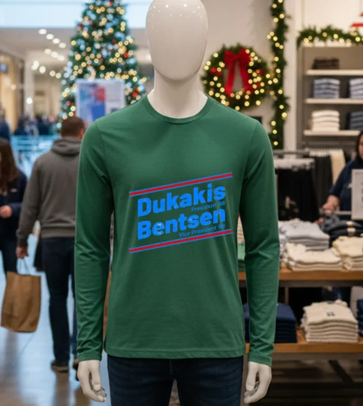 Dukakis Bentsen 88   Green T Shirt